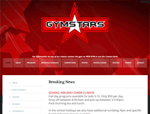 Tablet Screenshot of gymstars.com.au